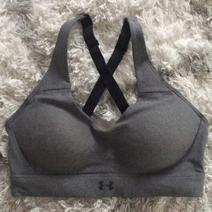 Under Armour gray sports bra - size S